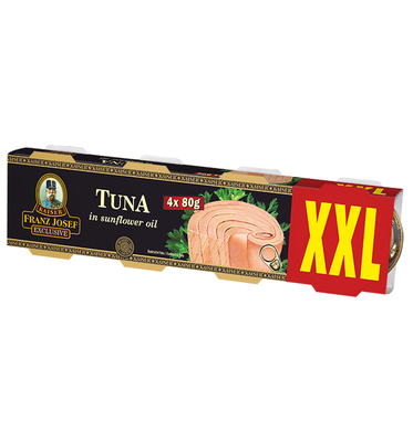 Tuniak v slnečnicovom oleji 4x80g